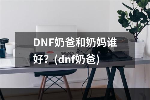 DNF奶爸和奶妈谁好？(dnf奶爸)