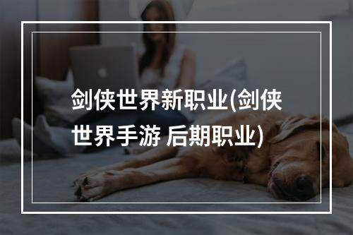 剑侠世界新职业(剑侠世界手游 后期职业)