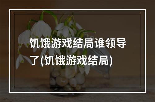 饥饿游戏结局谁领导了(饥饿游戏结局)