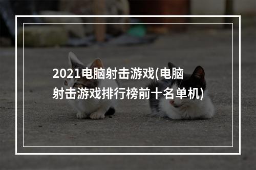 2021电脑射击游戏(电脑射击游戏排行榜前十名单机)