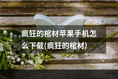 疯狂的棺材苹果手机怎么下载(疯狂的棺材)