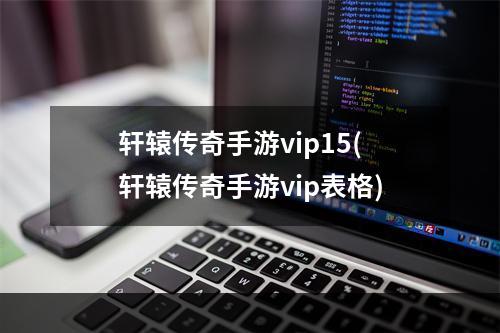 轩辕传奇手游vip15(轩辕传奇手游vip表格)