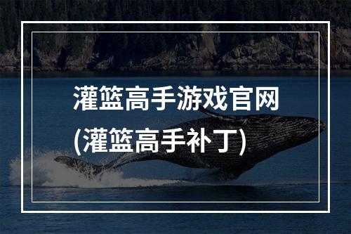 灌篮高手游戏官网(灌篮高手补丁)