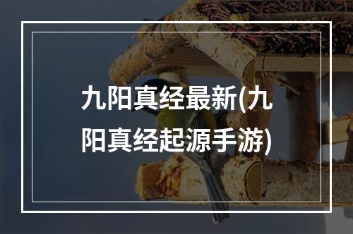 九阳真经最新(九阳真经起源手游)