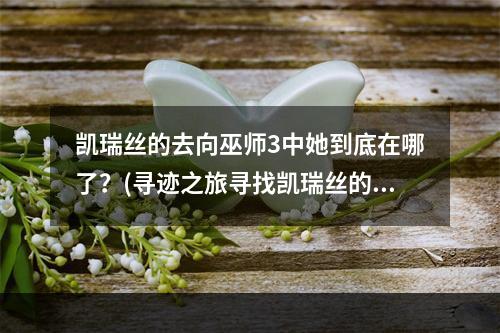 凯瑞丝的去向巫师3中她到底在哪了？(寻迹之旅寻找凯瑞丝的足迹)