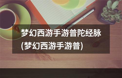 梦幻西游手游普陀经脉(梦幻西游手游普)