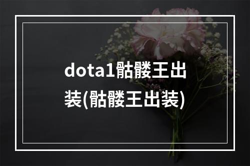 dota1骷髅王出装(骷髅王出装)