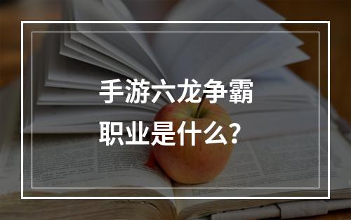 手游六龙争霸职业是什么？