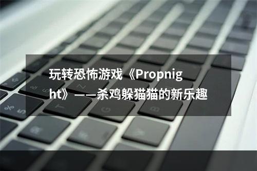 玩转恐怖游戏《Propnight》——杀鸡躲猫猫的新乐趣