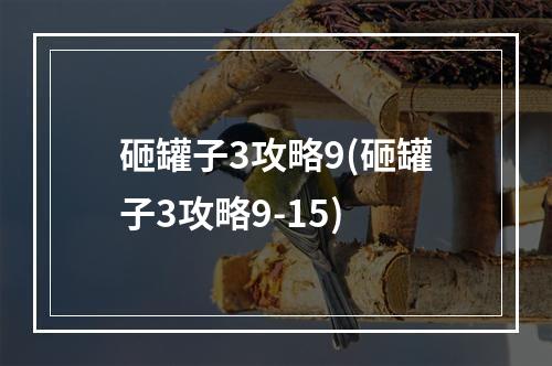 砸罐子3攻略9(砸罐子3攻略9-15)