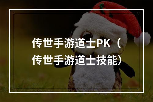 传世手游道士PK（传世手游道士技能）