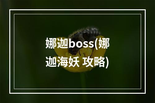 娜迦boss(娜迦海妖 攻略)