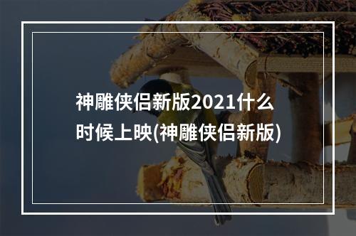 神雕侠侣新版2021什么时候上映(神雕侠侣新版)