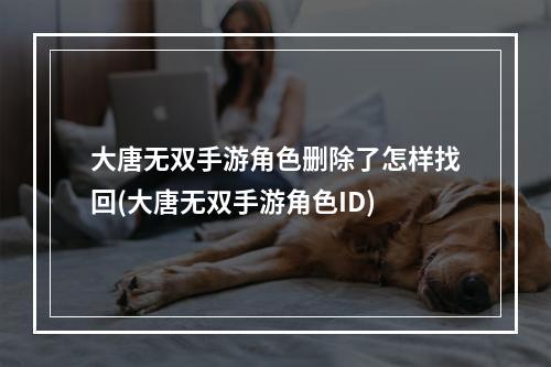 大唐无双手游角色删除了怎样找回(大唐无双手游角色ID)