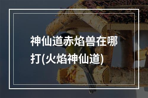 神仙道赤焰兽在哪打(火焰神仙道)