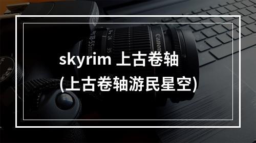 skyrim 上古卷轴(上古卷轴游民星空)