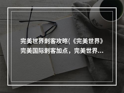 完美世界刺客攻略(《完美世界》完美国际刺客加点，完美世界刺客仙技能)