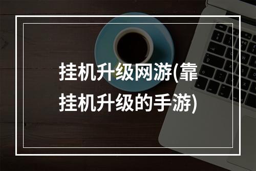 挂机升级网游(靠挂机升级的手游)