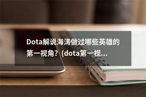 Dota解说海涛做过哪些英雄的第一视角？(dota第一视角)