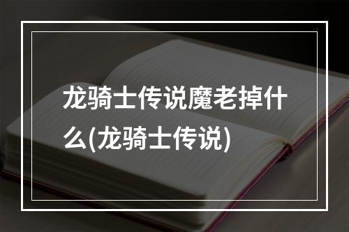 龙骑士传说魔老掉什么(龙骑士传说)