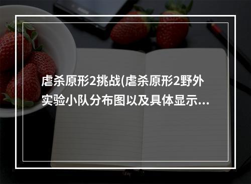 虐杀原形2挑战(虐杀原形2野外实验小队分布图以及具体显示图片 完整页)