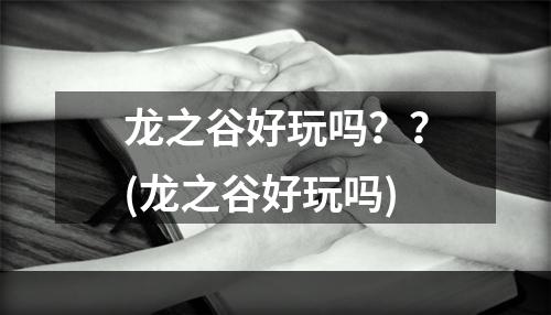 龙之谷好玩吗？？(龙之谷好玩吗)