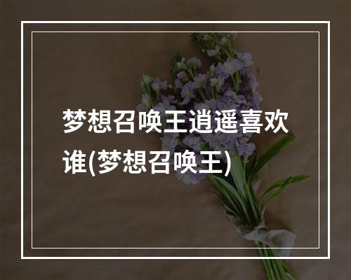 梦想召唤王逍遥喜欢谁(梦想召唤王)