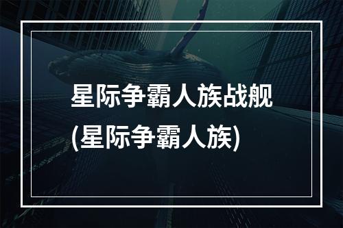 星际争霸人族战舰(星际争霸人族)