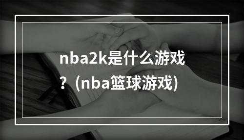 nba2k是什么游戏？(nba篮球游戏)