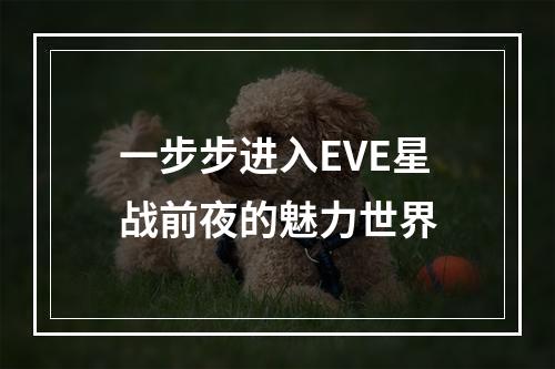 一步步进入EVE星战前夜的魅力世界