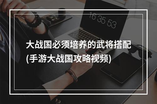 大战国必须培养的武将搭配(手游大战国攻略视频)