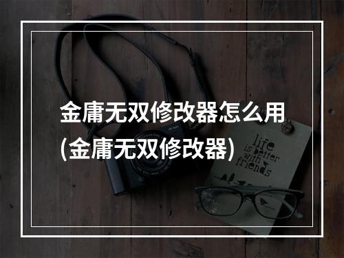 金庸无双修改器怎么用(金庸无双修改器)