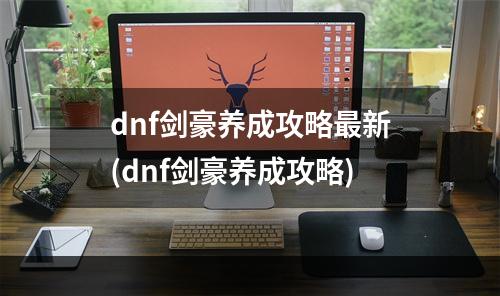 dnf剑豪养成攻略最新(dnf剑豪养成攻略)