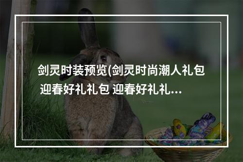 剑灵时装预览(剑灵时尚潮人礼包 迎春好礼礼包 迎春好礼礼包价格)