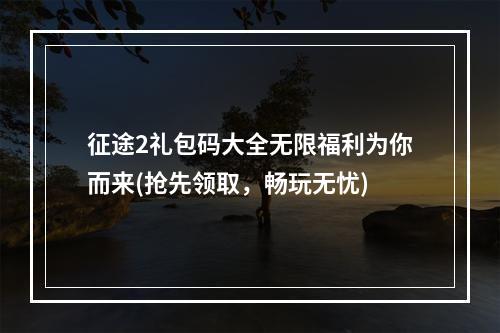 征途2礼包码大全无限福利为你而来(抢先领取，畅玩无忧)