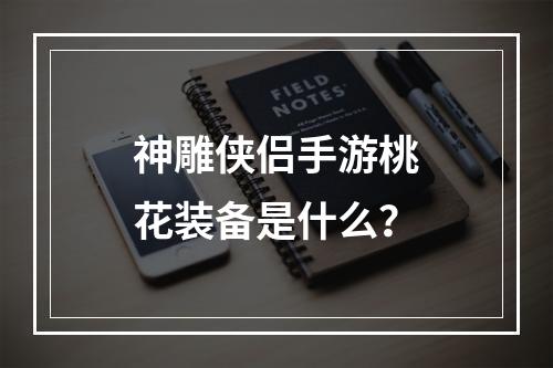 神雕侠侣手游桃花装备是什么？