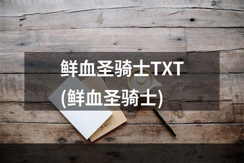 鲜血圣骑士TXT(鲜血圣骑士)